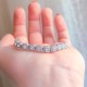 925 Sterling Silver High Quality White Zİrcon's Bracelet - White Zircon 925 Sterling Silver High Quality White Zİrcon's Bracelet - White Zircon