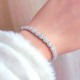 925 Sterling Silver High Quality White Zİrcon's Bracelet - White Zircon 925 Sterling Silver High Quality White Zİrcon's Bracelet - White Zircon